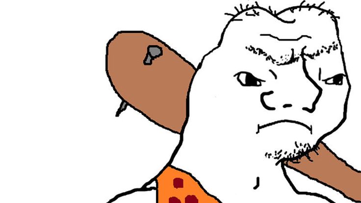 Grug holding rock club